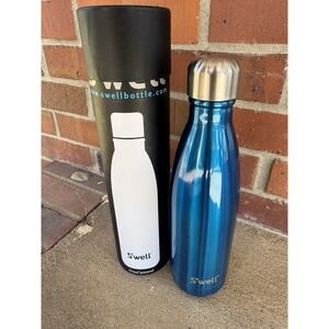 S'well Water Bottle Brand New 17 oz Ocean Blue - Shimmer Collection